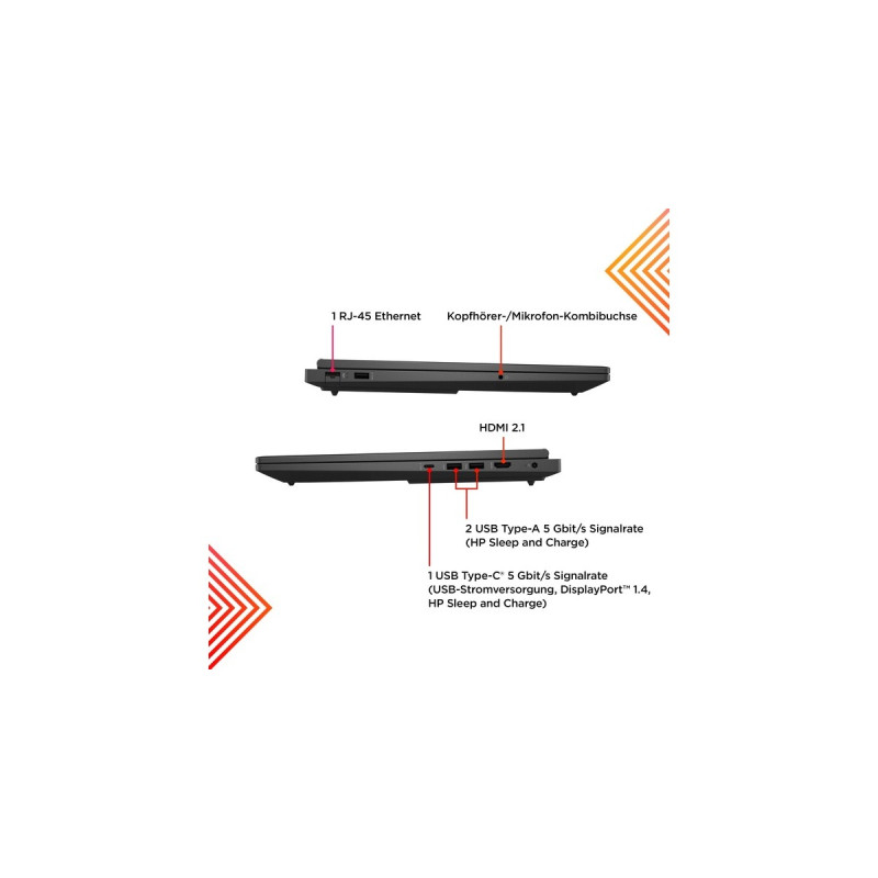 OMEN 16-wd0176ng, Gaming-Notebook(schwarz, ohne Betriebssystem, 40.9 cm (16.1 Zoll) & 144 Hz Display, 1 TB SSD)