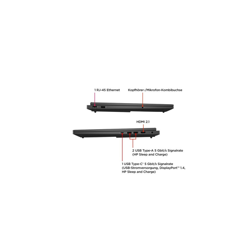 OMEN 16-xd0174ng, Gaming-Notebook(schwarz, ohne Betriebssystem, 40.9 cm (16.1 Zoll) & 144 Hz Display, 512 GB SSD)