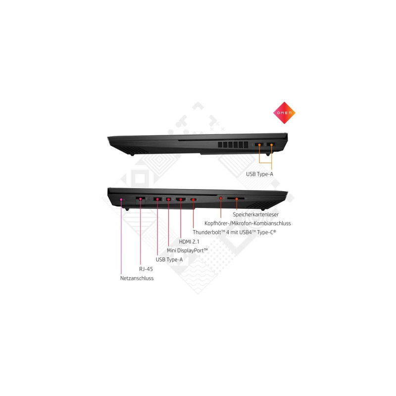 OMEN 17-cm2176ng, Gaming-Notebook(schwarz, ohne Betriebssystem, 43.9 cm (17.3 Zoll) & 144 Hz Display, 512 GB SSD)