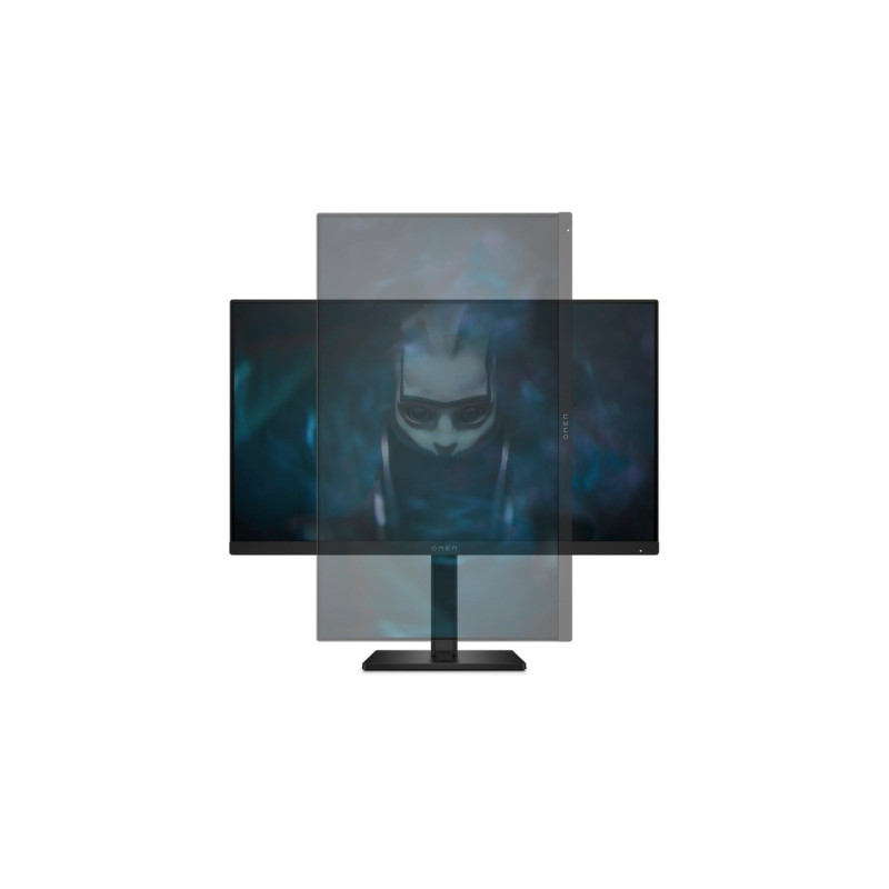 OMEN 24 (780D9E9), Gaming-Monitor(60.5 cm (23.8 Zoll), schwarz, Full HD, IPS, AMD FreeSync, DisplayPort, HDMI, Pivot, 165Hz Panel)