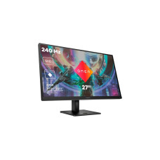 OMEN 27qs, Gaming-Monitor(68.6 cm (27 Zoll), schwarz, QHD, IPS, Curved, DisplayPort, HDMI, HDR 400, Pivot, USB, 240Hz Panel)