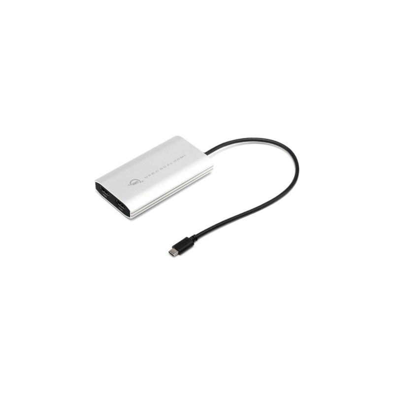 Dual HDMI 4K(silber/schwarz, 26cm, mit DisplayLink)