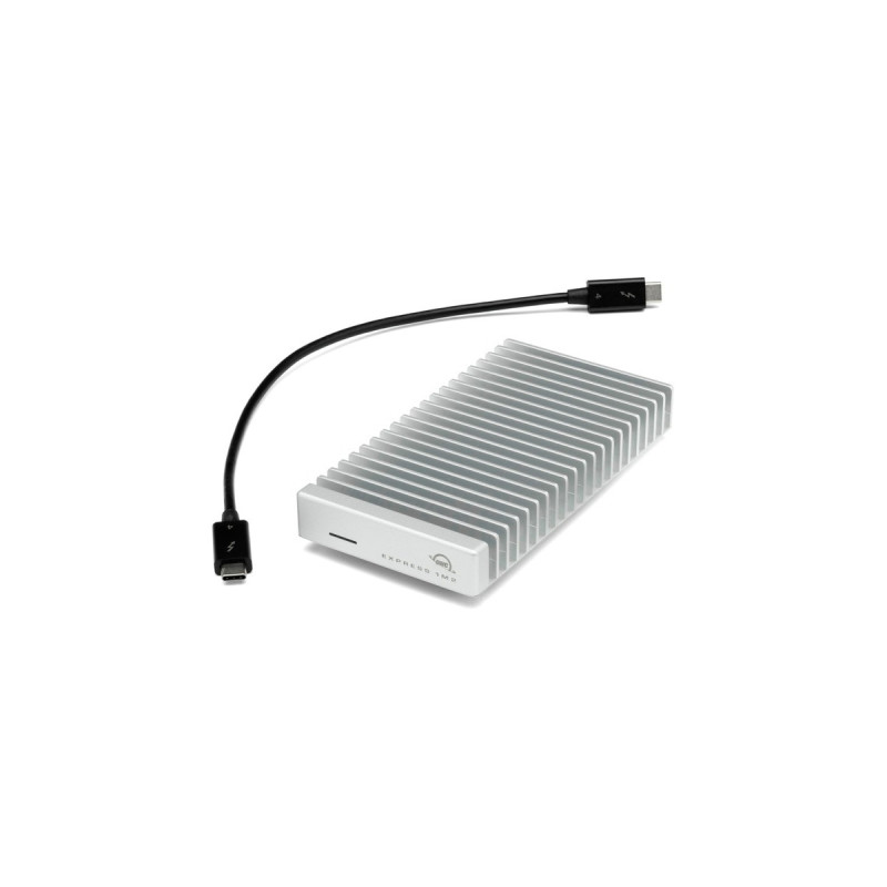 OWC Express 1M2 1 TB, Externe SSD(silber/aluminium, Thunderbolt 4 (USB-C), USB-C)
