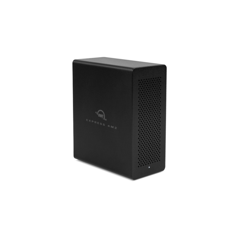 OWC Express 4M2, Laufwerksgehäuse(schwarz, 4-Slot M.2 NVMe SSD Enclosure)