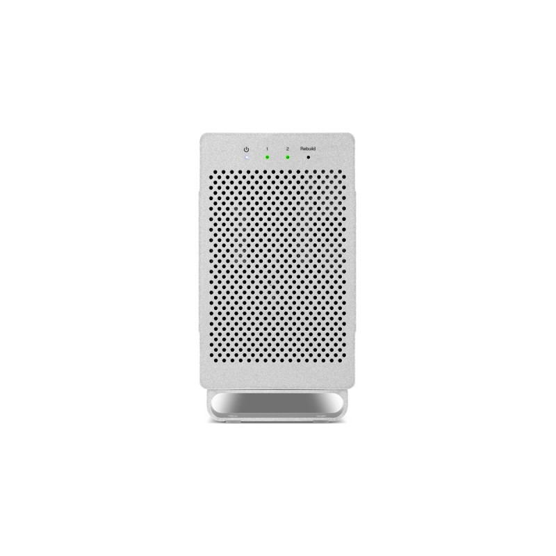 OWC Mercury Elite Pro Dual, Laufwerksgehäuse(silber, Performance RAID Enclosure, USB 3.2, eSATA)
