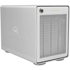 OWC Mercury Elite Pro Quad RAID, Laufwerksgehäuse(silber, USB 3.2 Gen 2)