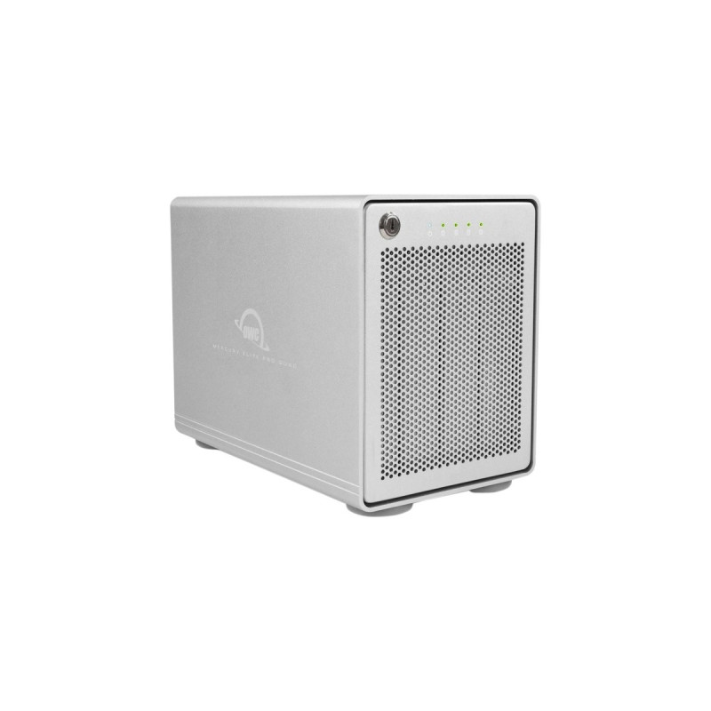 OWC Mercury Elite Pro Quad, Laufwerksgehäuse(silber, USB 3.2 Gen 2, RAID Ready)