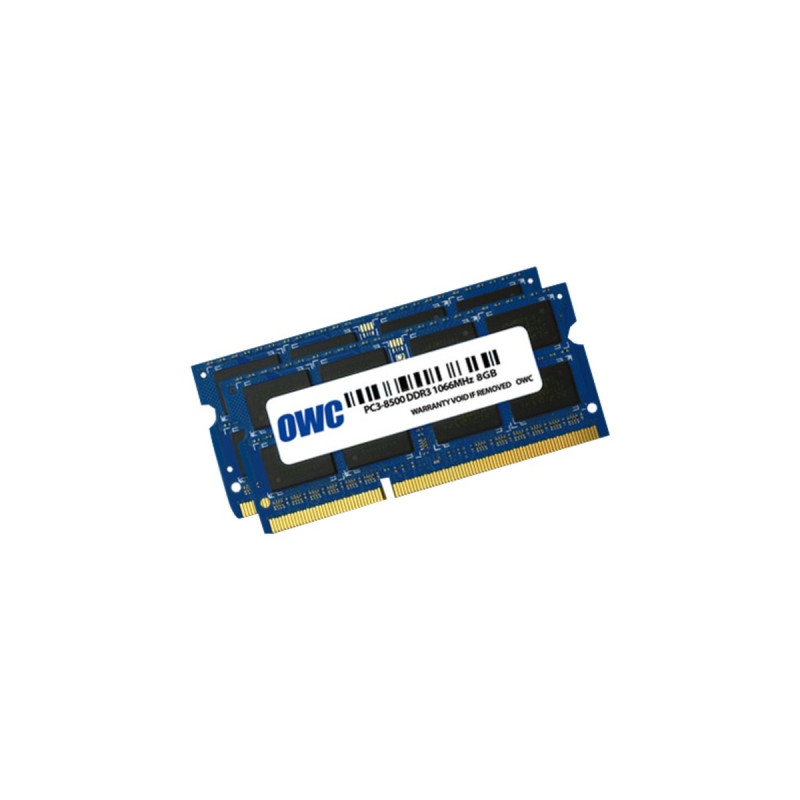 OWC SO-DIMM 16 GB DDR3-1066 (2x 8 GB) Dual-Kit, für MAC , Arbeitsspeicher(OWC8566DDR3S16P)