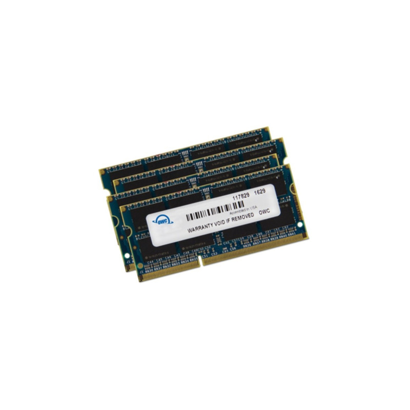 OWC SO-DIMM 64 GB DDR3-1600 (4x 16 GB) Quad-Kit, für MAC , Arbeitsspeicher(OWC1600DDR3S64S)