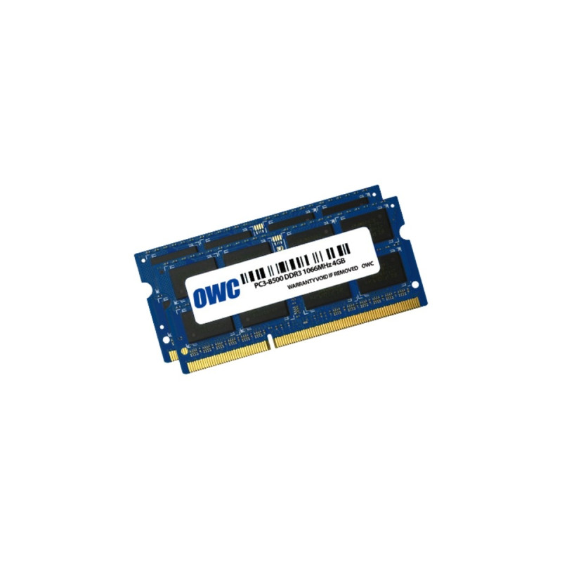 OWC SO-DIMM 8 GB DDR3-1066 (2x 4 GB) Dual-Kit, für MAC , Arbeitsspeicher(OWC8566DDR3S8GP)
