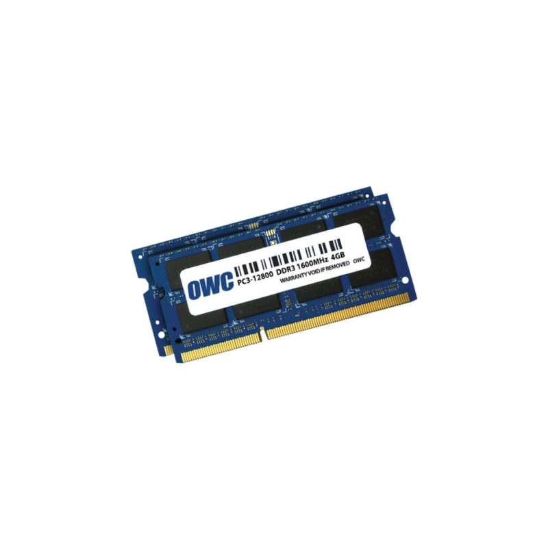 OWC SO-DIMM 8 GB DDR3-1600 (2x 4 GB) Dual-Kit, für MAC , Arbeitsspeicher(OWC1600DDR3S08S)
