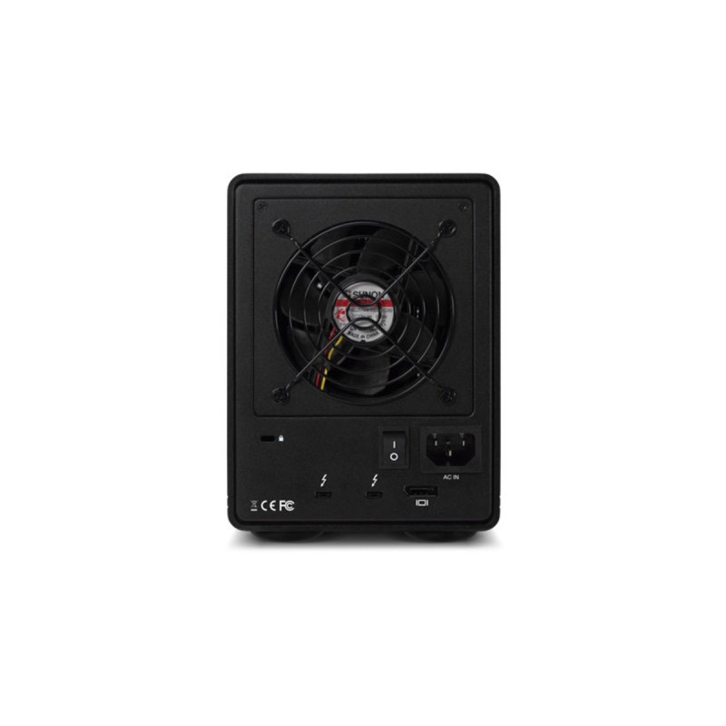 OWC ThunderBay 4 -RAID 5, Laufwerksgehäuse(schwarz, 4-Bay Storage Enclosure mit Dual Thunderbolt 3 Ports)