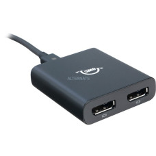 OWC Thunderbolt 3/2x DisplayPort Adapter(schwarz, Outlet)