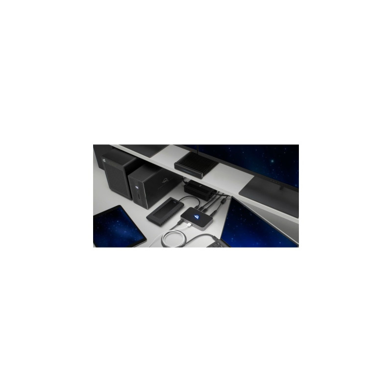 OWC Thunderbolt Hub, Dockingstation(grau/schwarz, Thunderbolt 4, USB-A)