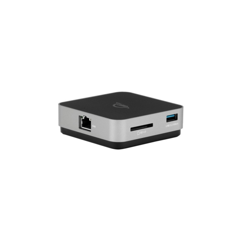 OWC USB-C Travel Dock E, Dockingstation(grau/schwarz, HDMI, USB-A, Gigabit LAN)