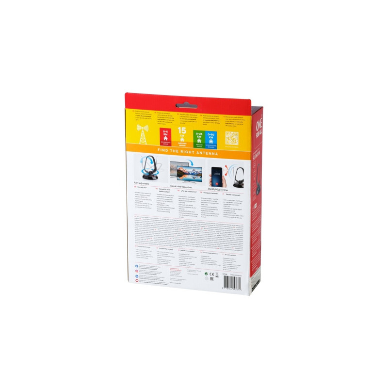 One for all DVB-T2 Zimmerantenne SV 9143(schwarz)