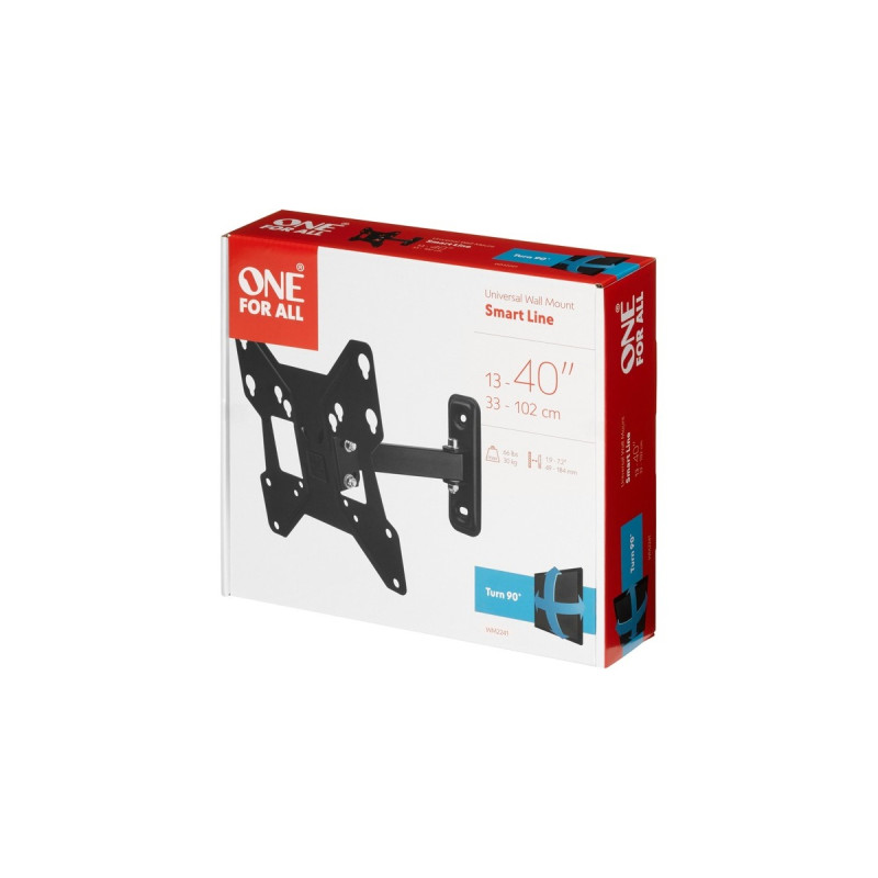 One for all TV-Wandhalterung Drehbar WM2241(schwarz)