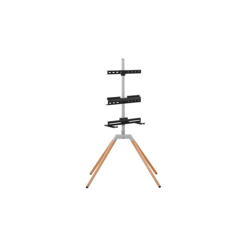 One for all Universal-TV-Ständer Quadpod, Halterung(silber/schwarz)