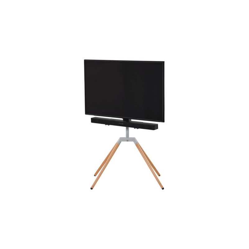 One for all Universal-TV-Ständer Quadpod, Halterung(silber/schwarz)