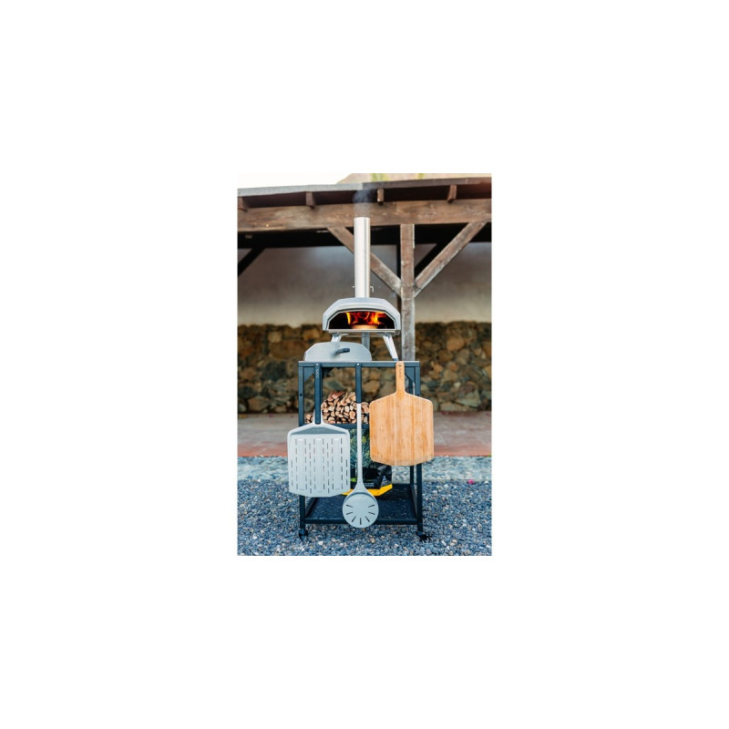 Ooni Karu 12, Pizzaofen(edelstahl, für Pizzen bis ca. Ø 31cm)