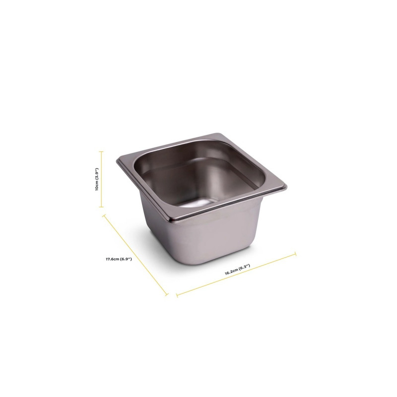 Ooni Pizzabelag Container mittelgroß 1,6 Liter, Schüssel(edelstahl, für Pizzabelag-Station)