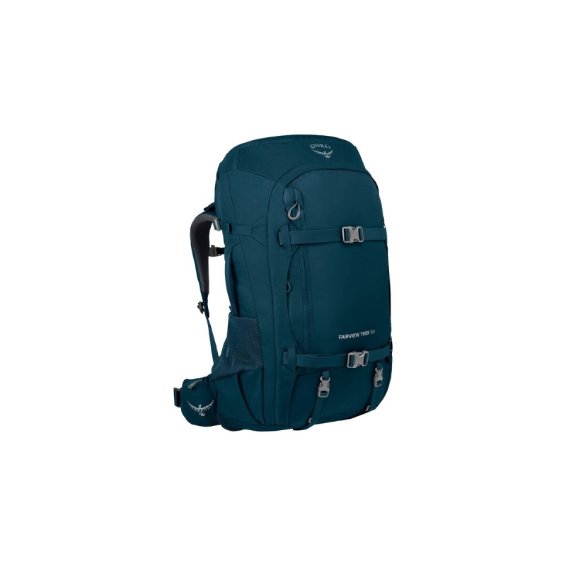 Osprey Fairview Trek Pack 50, Rucksack(blaugrün, 50 Liter)
