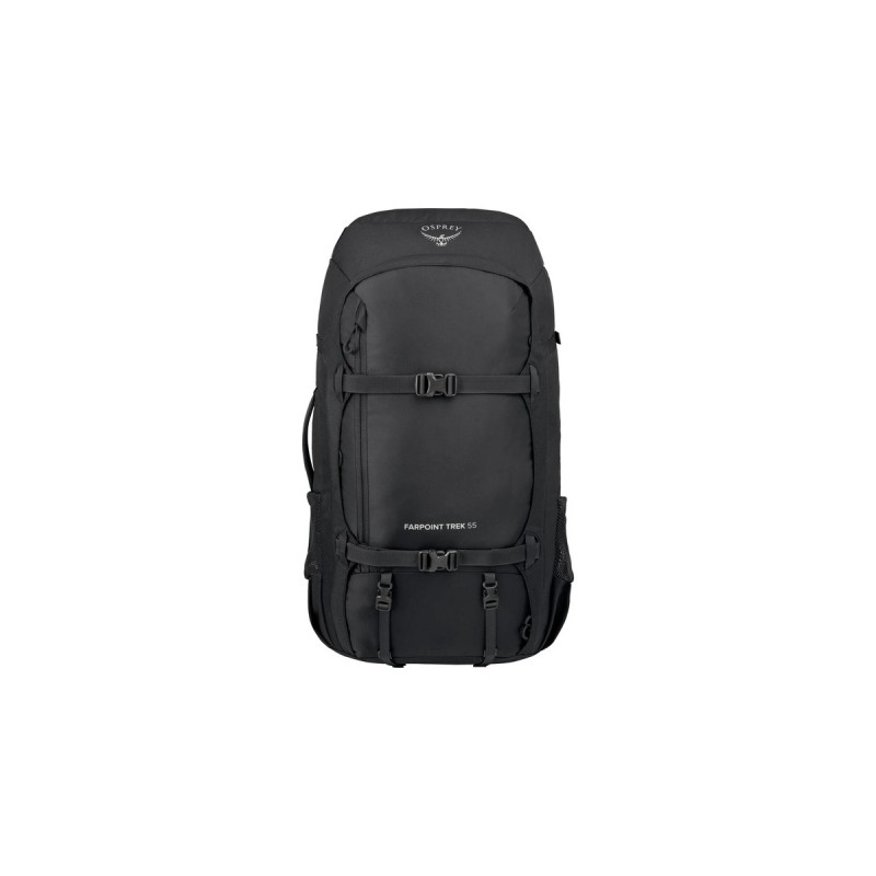 Osprey Farpoint Trek 55, Rucksack(schwarz, 55 Liter)