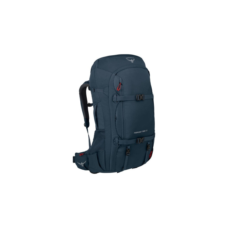 Osprey Farpoint Trek 55, Rucksack(dunkelblau, 55 Liter)