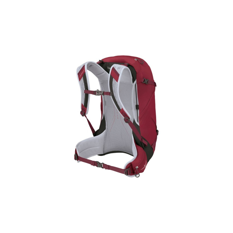 Osprey Hikelite 28, Rucksack(weinrot, 28 Liter, Größe M/L)