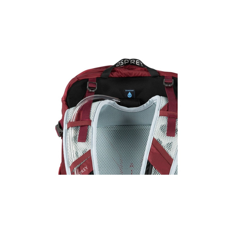 Osprey Hikelite 28, Rucksack(weinrot, 28 Liter, Größe M/L)