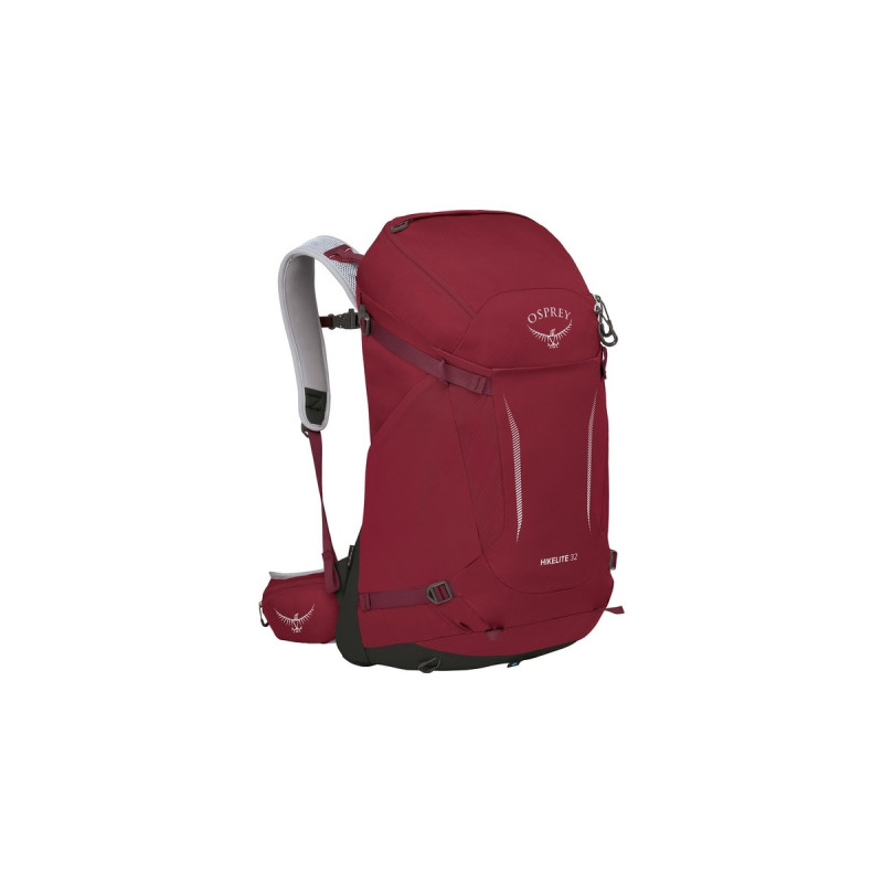 Osprey Hikelite 32, Rucksack(rot, 30 Liter, Größe S/M)