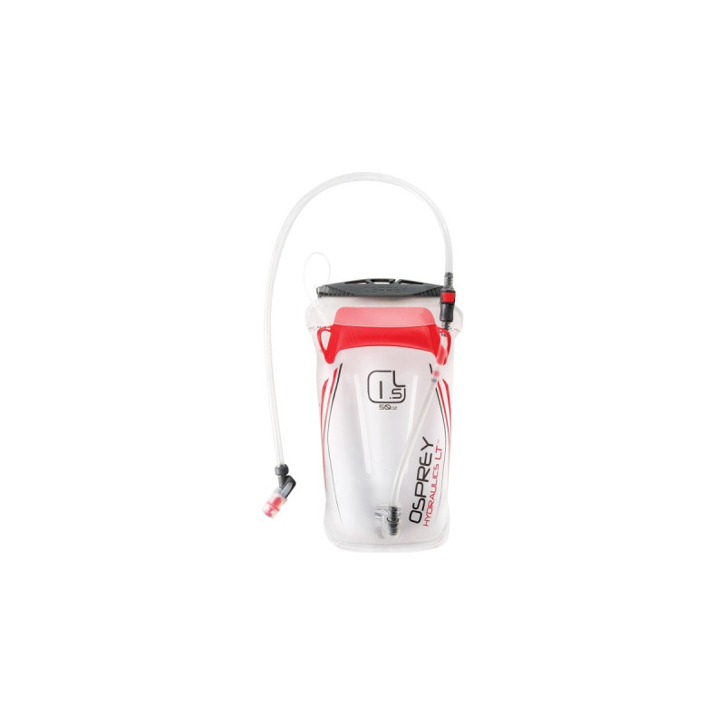 Osprey Hydraulics LT 1.5L Reservoir, Trinkflasche(weiß/rot)