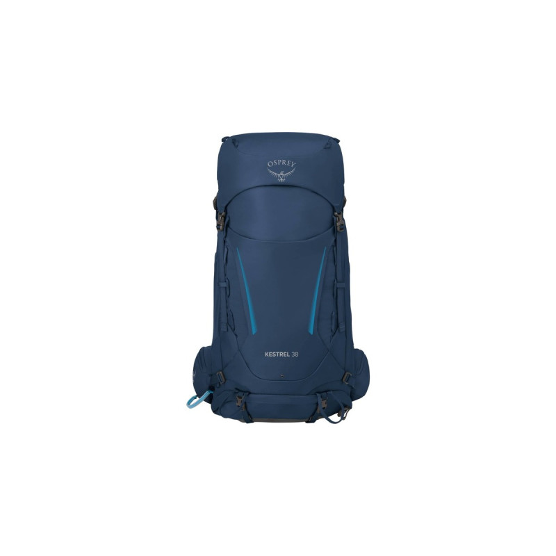 Osprey Kestrel 38, Rucksack(blau, 38 Liter, Größe L/XL)