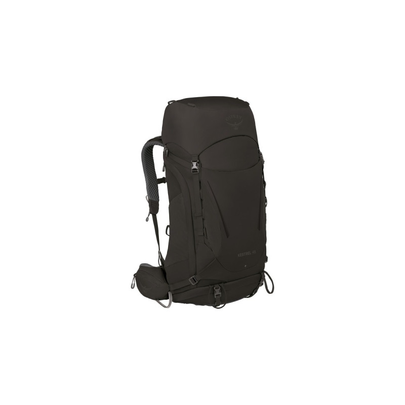 Osprey Kestrel 48, Rucksack(schwarz, 46 Liter, Größe S/M)