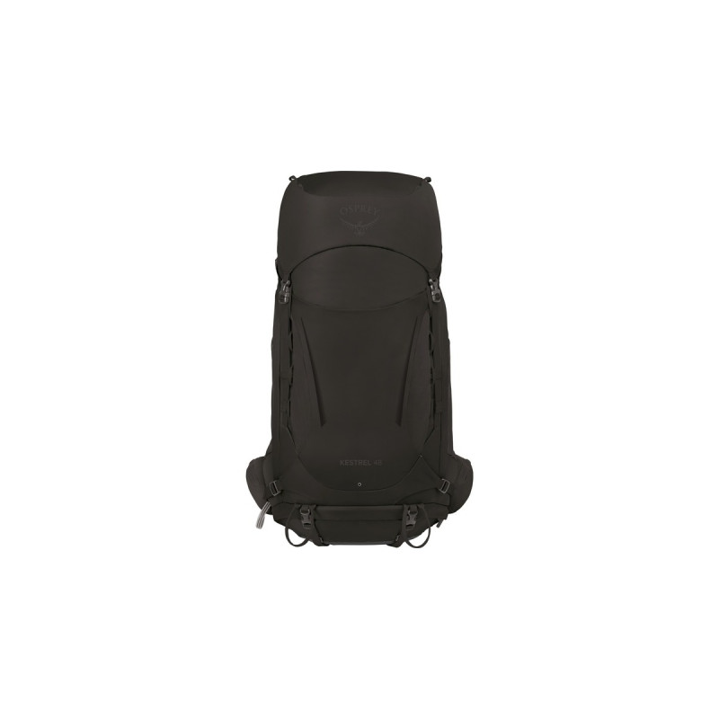 Osprey Kestrel 48, Rucksack(schwarz, 46 Liter, Größe S/M)