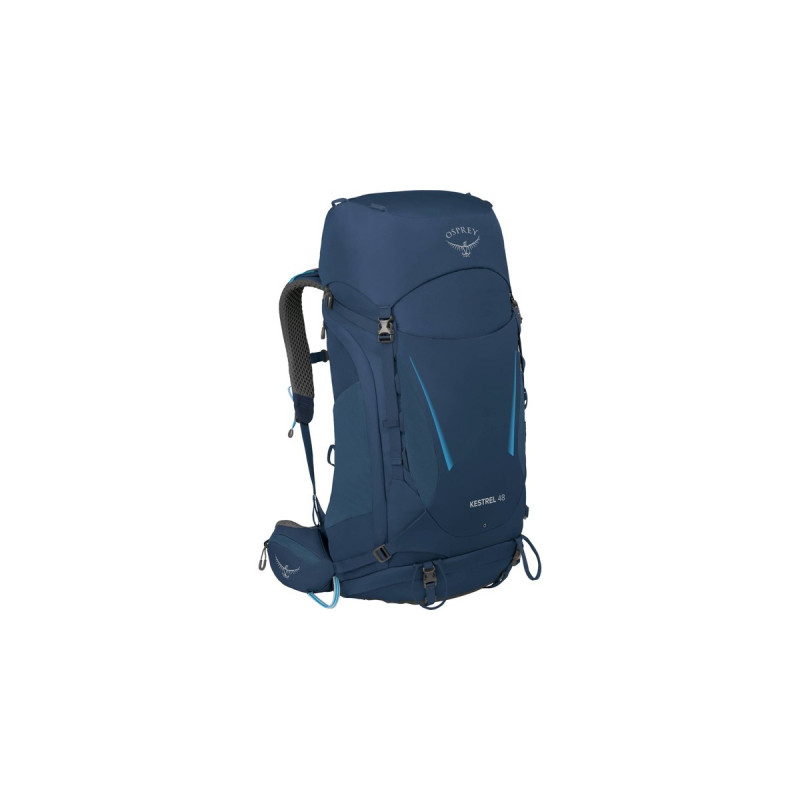 Osprey Kestrel 48, Rucksack(blau, 48 Liter, Größe L/XL)