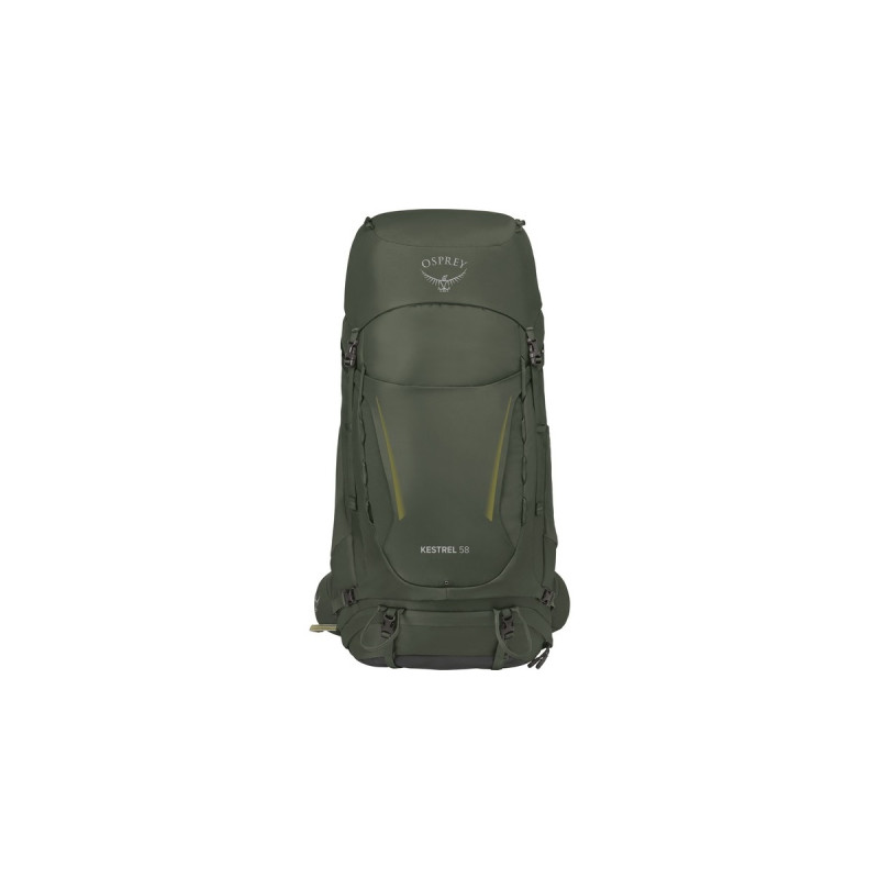 Osprey Kestrel 58 , Rucksack(olivgrün, 58 Liter / Größe L/XL)