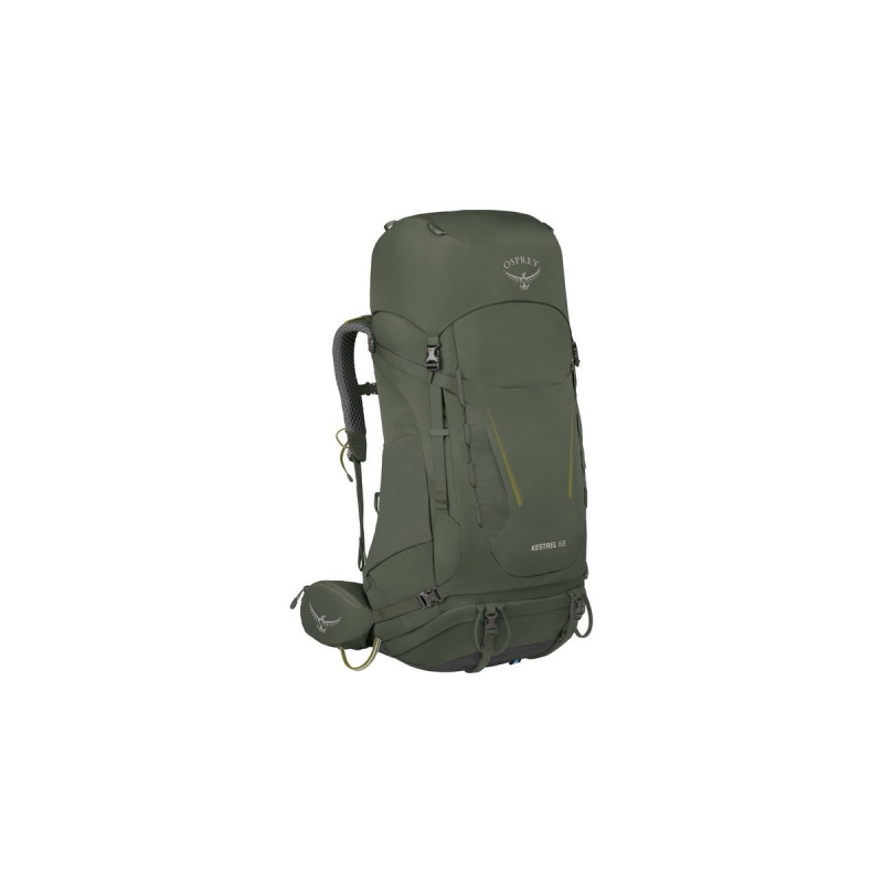 Osprey Kestrel 68 , Rucksack(olivgrün, 66 Liter / GrößeS/M )