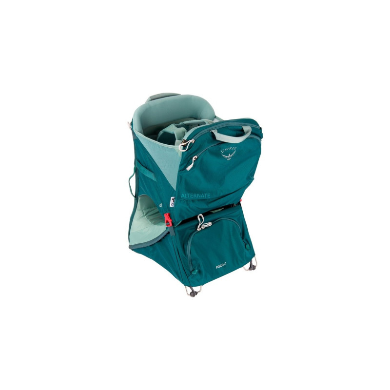 Osprey Poco LT, Rucksack(dunkelgrün, Kindertrage)