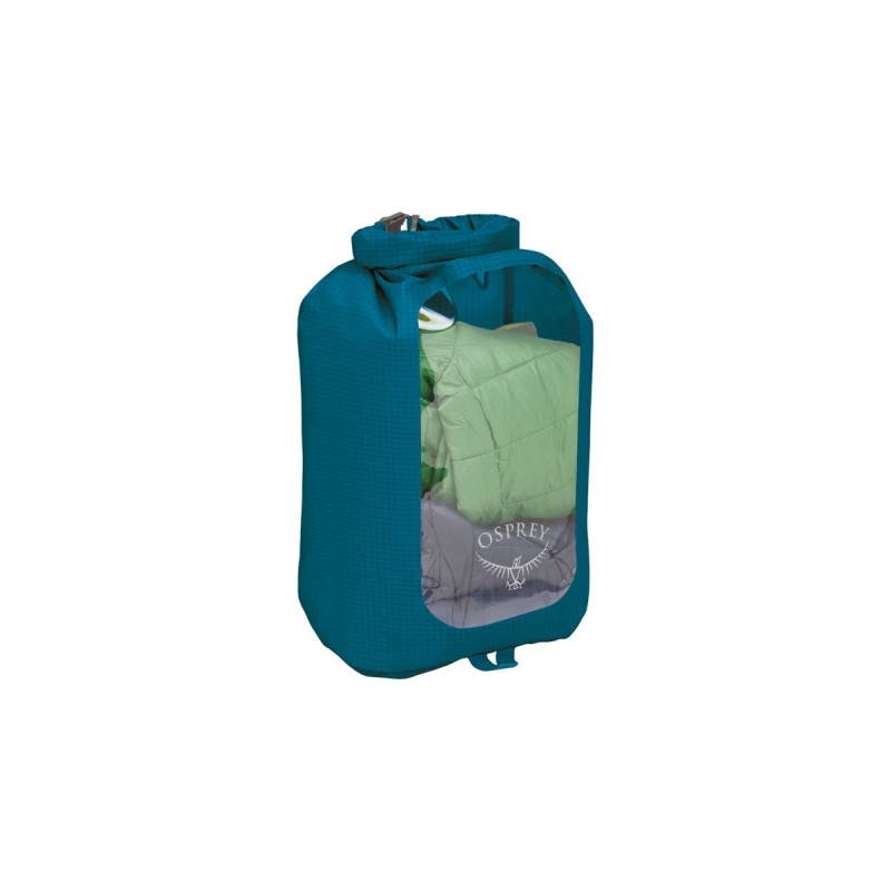 Osprey Ultralight Drysack 12 mit Sichtfenster, Packsack(blau)