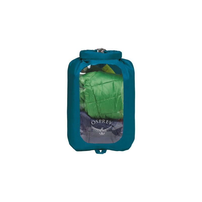 Osprey Ultralight Drysack 12 mit Sichtfenster, Packsack(blau)