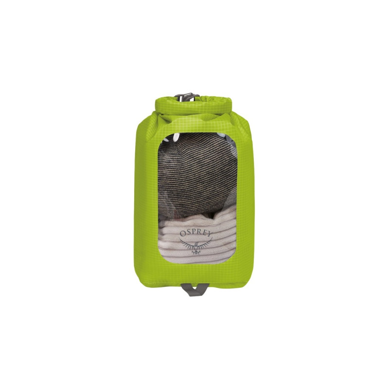 Osprey Ultralight Drysack 6 mit Sichtfenster, Packsack(grün)