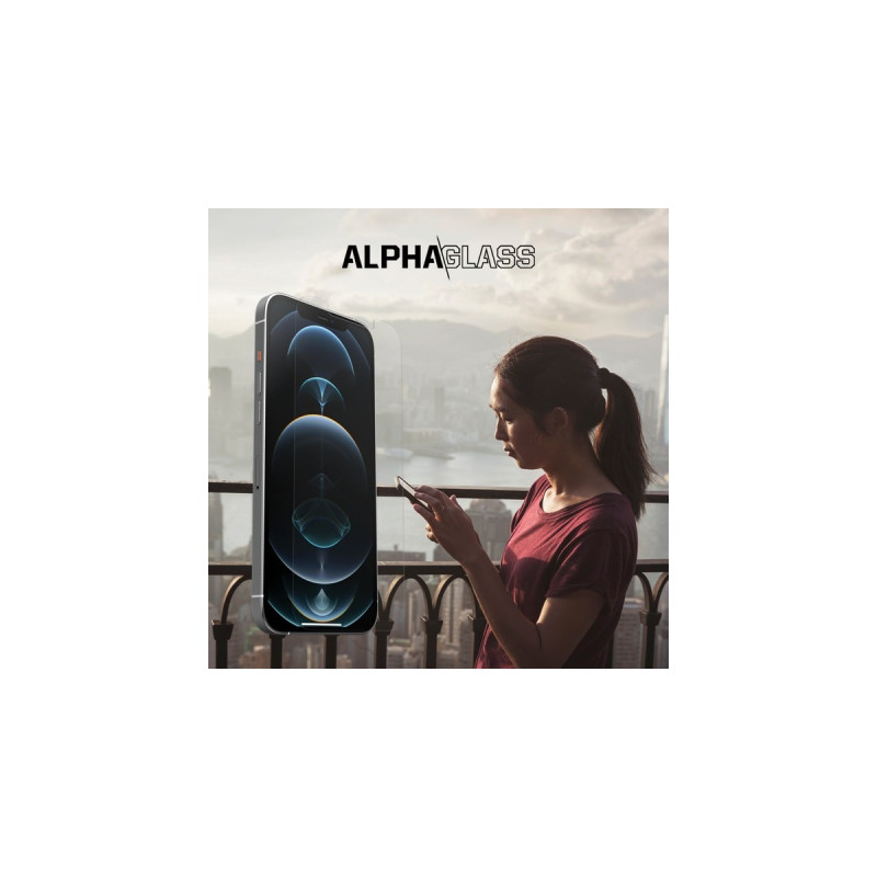 Otterbox Alpha Glass, Schutzfolie(transparent, iPhone 12 | 12 Pro)