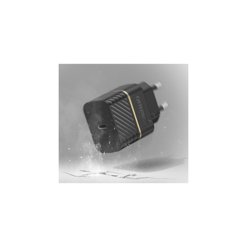 Otterbox EU Wand-Schnelladegerät Premium-Fast Charge, 20W(schwarz, USB Power Delivery 3.0, USB-C)