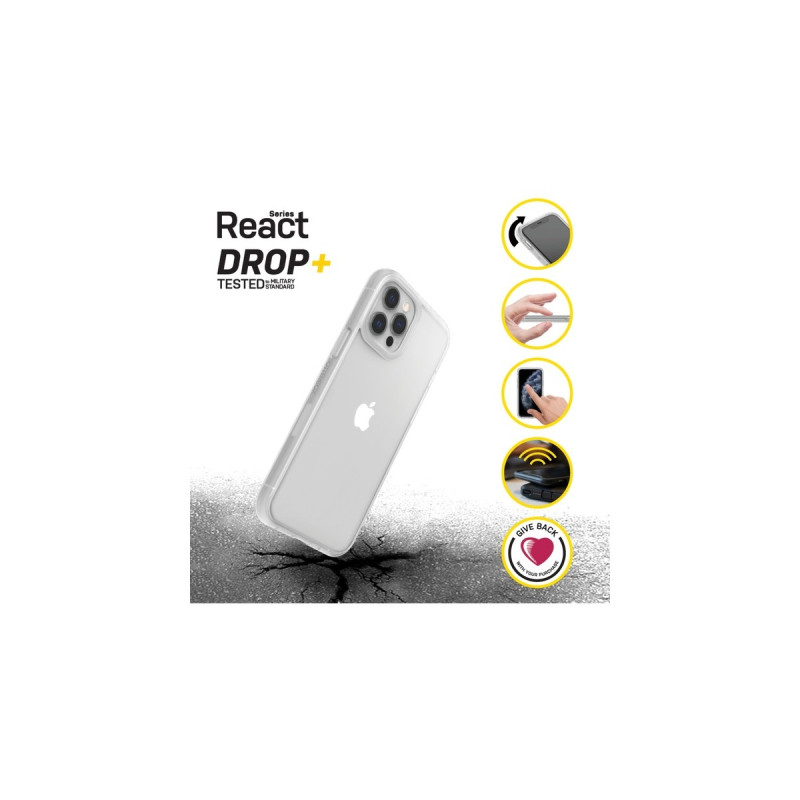 Otterbox React, Handyhülle(transparent, iPhone 12 | 12 Pro)