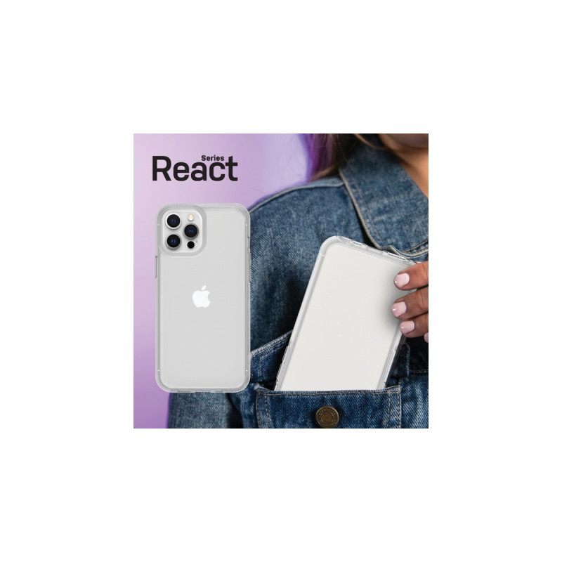 Otterbox React, Handyhülle(transparent, iPhone 12 | 12 Pro)