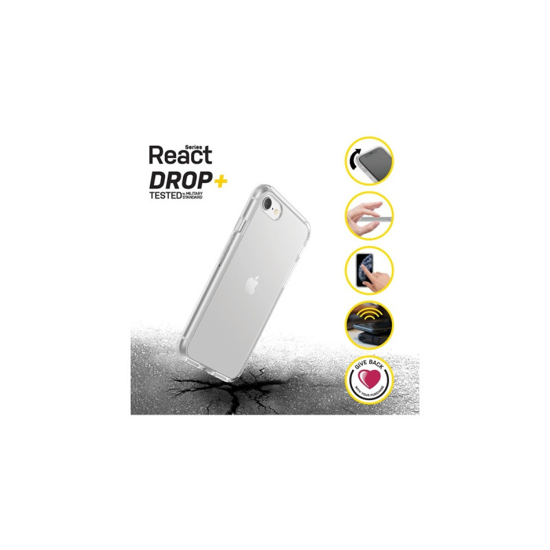 Otterbox React, Handyhülle(transparent, iPhone SE (3./2.Generation), iPhone 8/7)