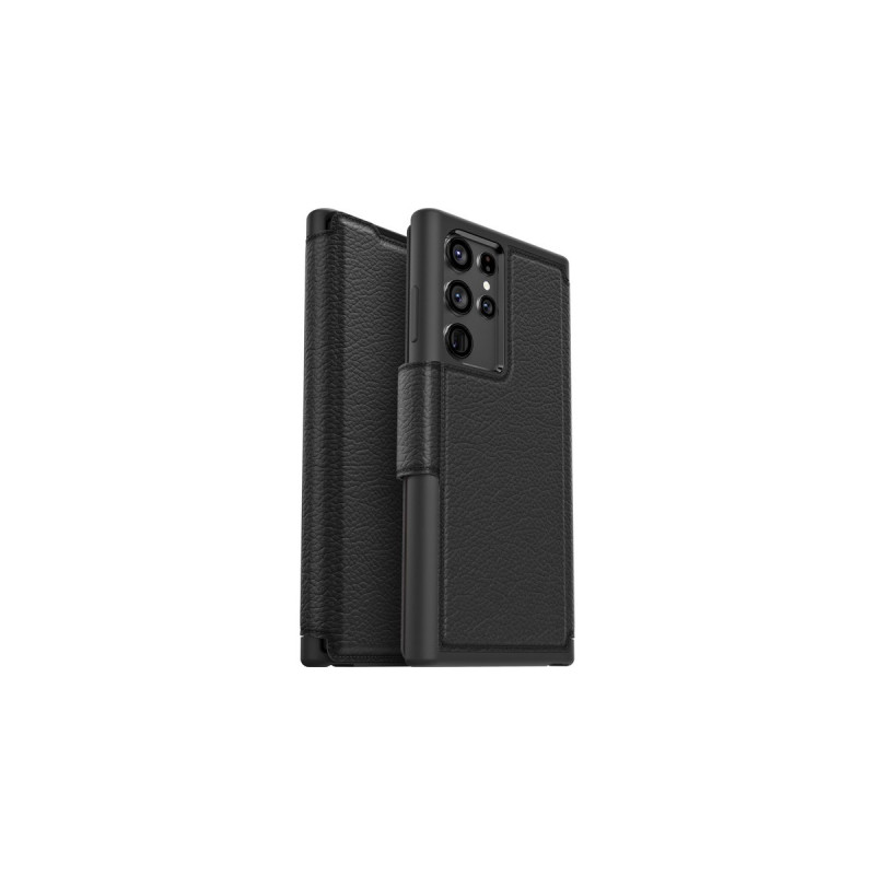 Otterbox Strada Folio, Handyhülle(schwarz, Samsung Galaxy S22 Ultra)