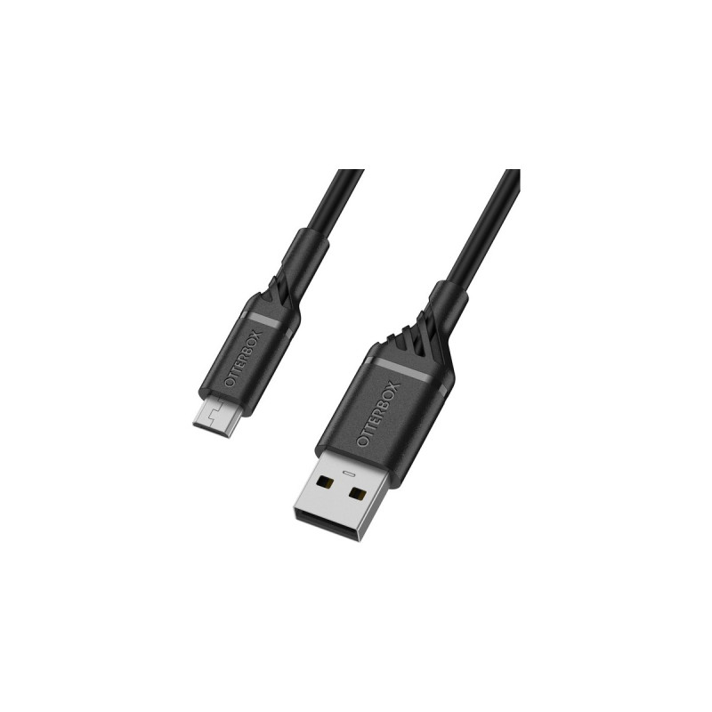 Micro-USB Stecker(schwarz, 2 Meter)
