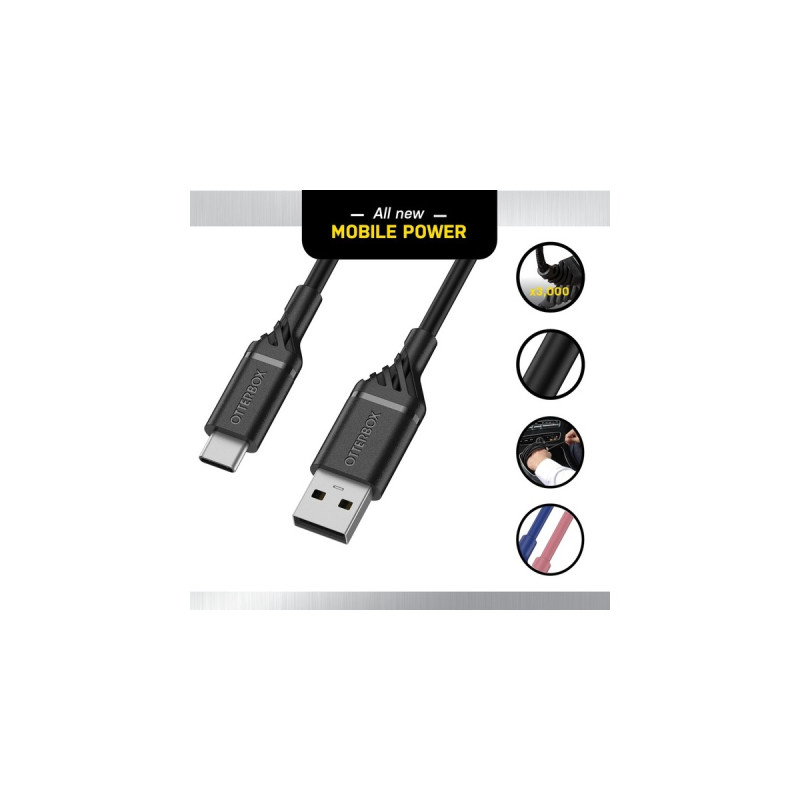 USB-C Stecker(schwarz, 1 Meter)